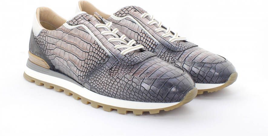 Giorgio 87520 Grijs kleurige veterschoen(80 Perla )