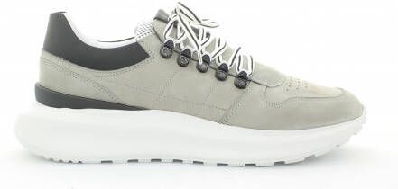 Giorgio HE40203camp01 Grijs zwart leren combi sneaker