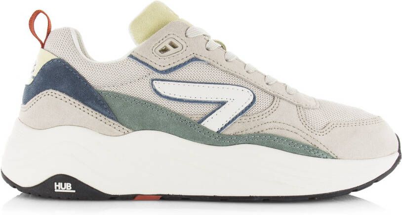 Hub Glide s43 sneakers gebroken wit/blauw