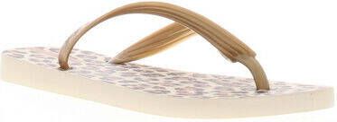 Ipanema Classic Kids teenslippers met panterprint beige/goud/bruin