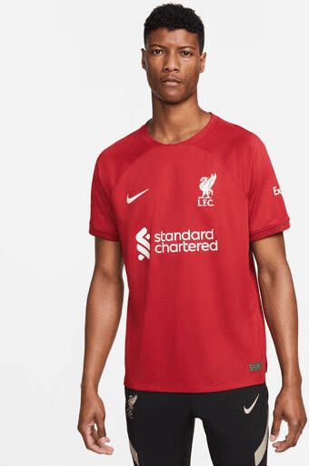 Nike Liverpool FC 2022/23 Stadium Thuis voetbalshirt met Dri FIT voor heren Tough Red/Team Red/White Heren