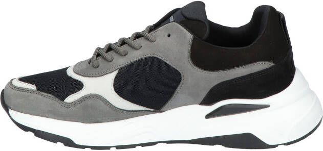 Nubikk Dusk Marine Grey Black Combi Lage sneakers