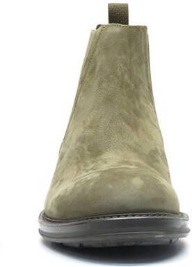 PS Poelman Laren nubuck chelsea boots beige