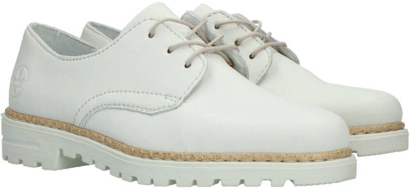 Rieker Veterschoenen Wit Dames