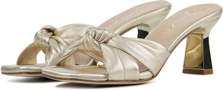 Unisa Dames leren dames slippers muir met