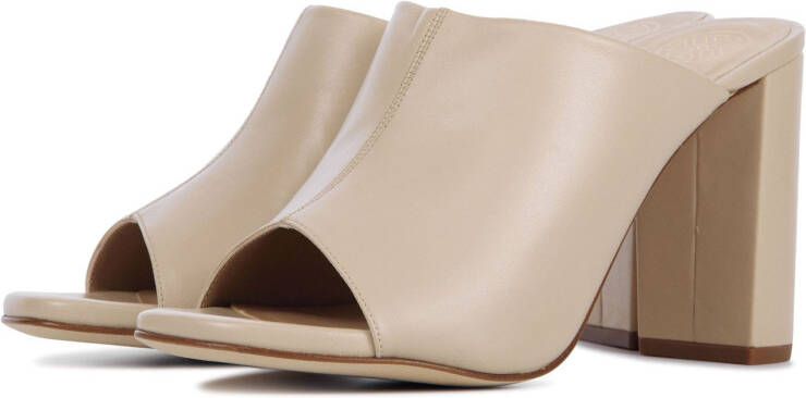 Unisa Sidony leren muiltjes off white