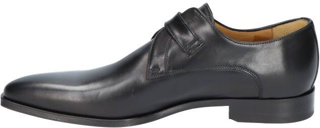 Van bommel SBM 30009 10 01 Black Calf G+ Wijdte Gespschoenen