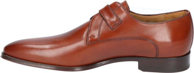Van bommel SBM 30009 23 01 Cognac Calf G+ Wijdte Gespschoenen