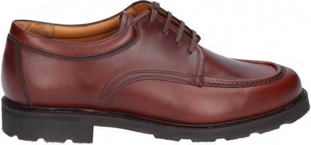 Van bommel SBM 30029 27 01 RedBrown H Wijdte Veterschoenen