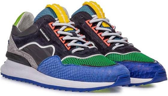 Floris Van Bommel Blauwe Lage Sneakers Sfm 10124 01