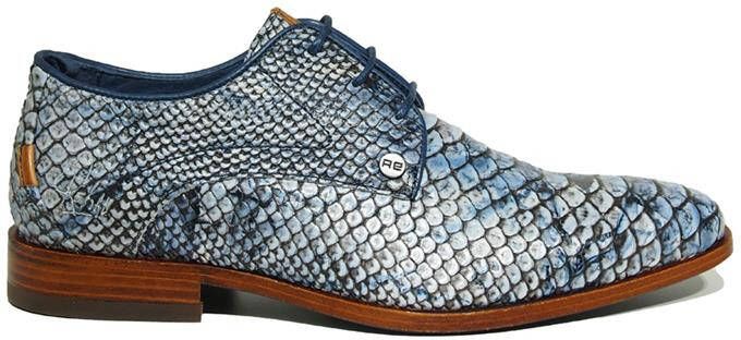 Rehab Blauwe Nette Schoenen Greg Snake Aquarel