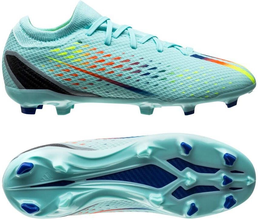 Adidas Kids adidas X Speedportal.3 Gras Voetbalschoenen(FG)Kids Blauw Geel Rood