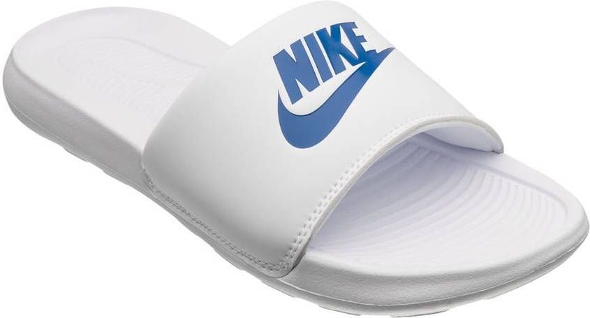 Nike Victori One Slippers Heren White/White/Game Royal