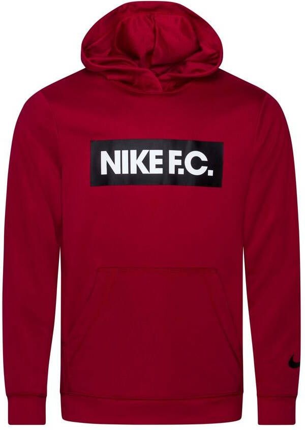 Nike F.C. Hoodie Dri FIT Libero Rood/Wit/Zwart