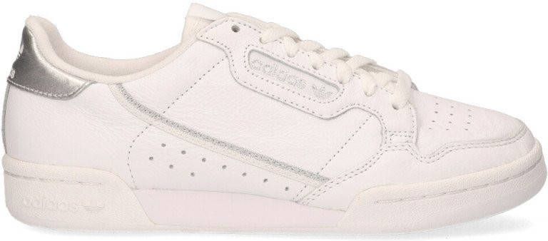 Adidas Continental 80 sneaker van leer met metallic details