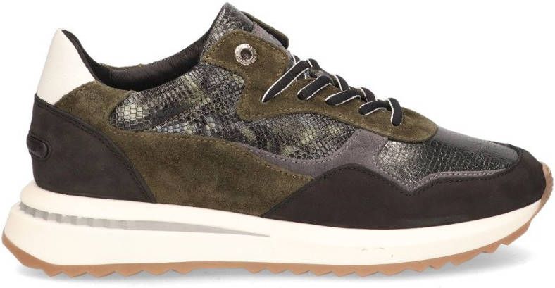 Floris van bommel 85351 Dark Green G Wijdte Lage sneakers