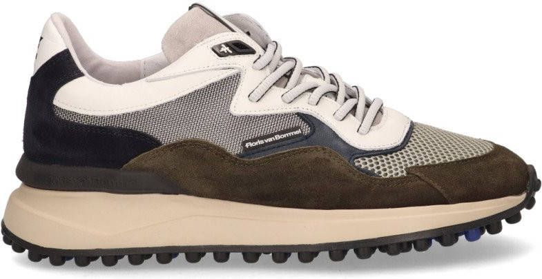 Floris van bommel Noppi 50 02 Green Grey G+ Wijdte Lage sneakers