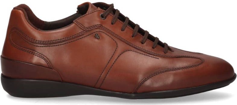 Van bommel Senna 01.07 Dark Cognac H Wijdte Lage sneakers