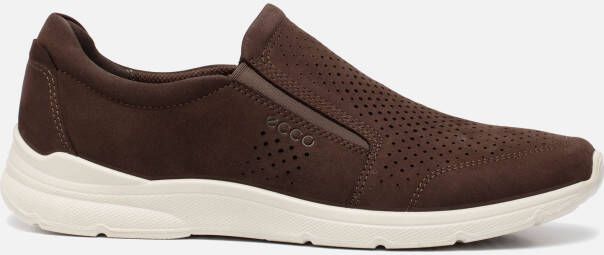 ECCO Irving Instappers Bruin Nubuck