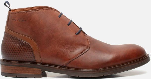 Van Lier Boston Veterboots cognac Leer